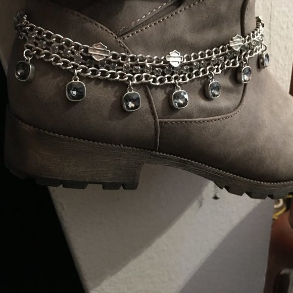 Last ONE Harley Davidson Bar & Shield Chain for Boots, Pants, Belly  Dr2 - Picture 7 of 13